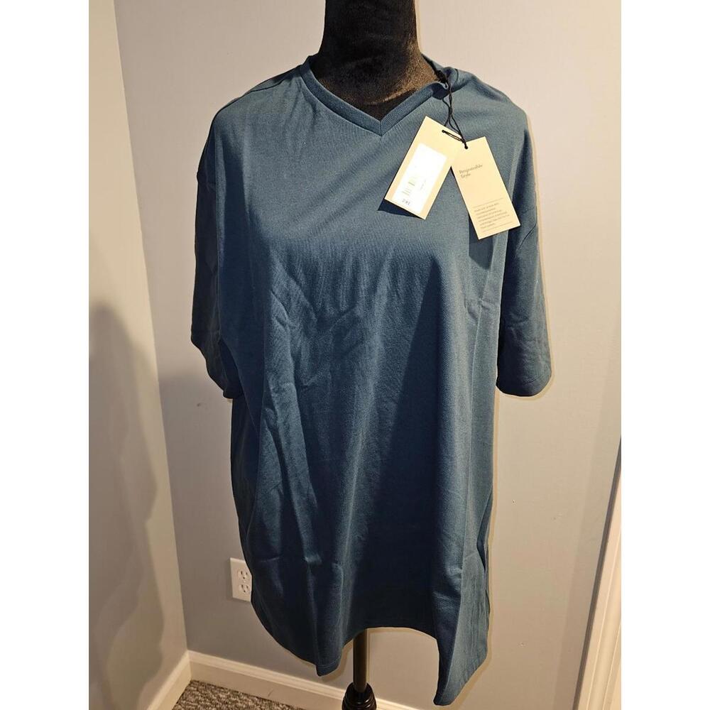 Goodfellow & Co Men's 2XL T-Shirt Cyber Blue Short Sleeve - NWT